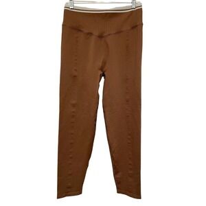 Victoria's Secret PINK Women's Chocolate Brown Butt Defining Leggings - Size XXL